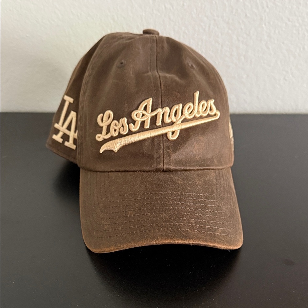 Mitchell & Ness Leather Los Angeles Hat